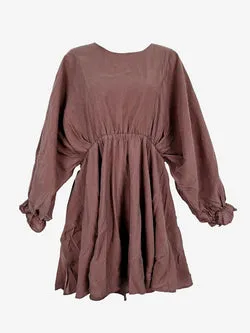 Zara Timeless Earthy Brown Dress Size L