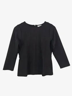 Seed Black Textured Top Size XS