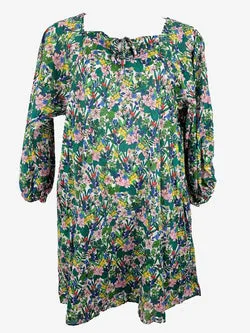 Morrison Summer Rainforest Cotton Mini Dress Size 10