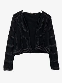 Isabel Marant Kazia Lacquered Multi Knit Jacket Size S