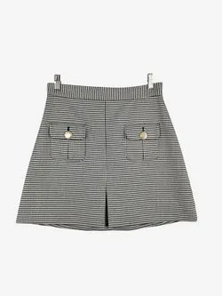 Rebecca Vallance Elegant Mini Houndstooth Skirt Size 12