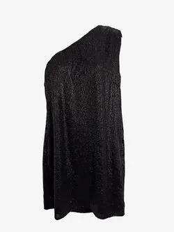 Witchery Glimmery Sequined One Shoulder Dress Size 10
