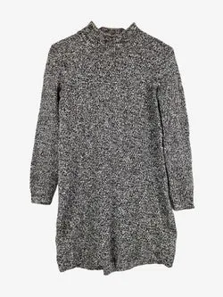Witchery Salt and Pepper Cashmere Wool Blend Mini Dress Size S