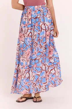 Marcie Skirt - Blue Floral