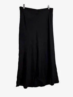 Anine Bing Bias Cut Onyx Slip Skirt Size XL