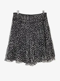 Assorted Sweet Silk Flowy Mini Skirt Size L