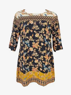 Desigual Boho Mid Sleeve Mini Dress Size M