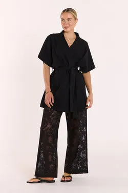 Pippa Wrap Dress - Black