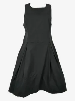 Cue Sweet High Neck Pleat Mini Dress Size 12