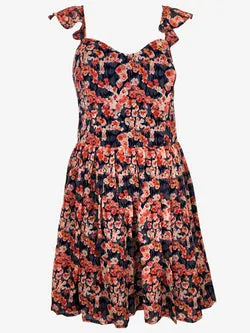 Joie Cherry Blossom Flutter Strap Dress Size S