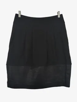 Anna Thomas Sweet Wool Pleat Mini Skirt Size 10