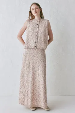 Anaya Knit Vest Pink Marle