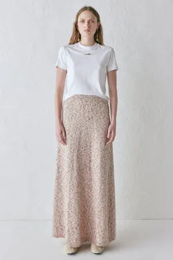 Lya Knit Maxi Skirt Pink Marle