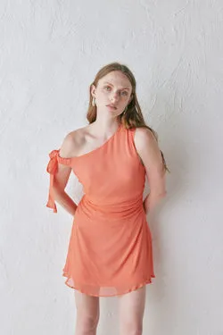 Luciana Mini Dress Coral