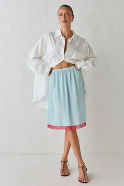 Carmen Midi Skirt Sky