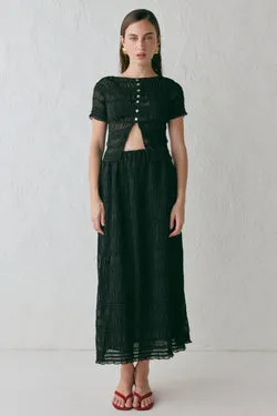 Mia Midi Skirt Black