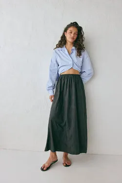 Solara Midi Skirt Black