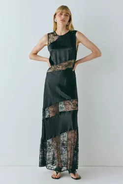 Dorit Lace Maxi Dress Black