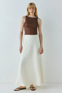 Cece Maxi Skirt Cream
