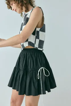 Vada Mini Skirt Black