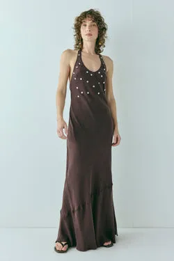 Daliah Maxi Dress Wine