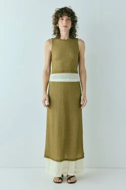 Jil Maxi Skirt Khaki
