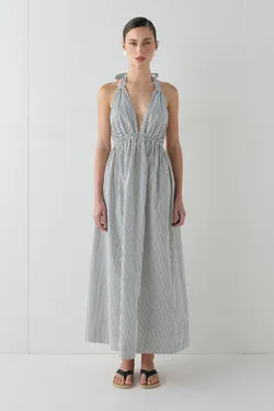 Demi Midi Dress Stripe