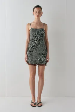 Delia Mini Dress Croc