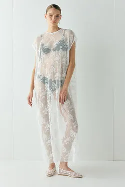 Lucienne Lace Maxi Dress White