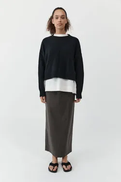 Wool Everyday Skirt - Mulch