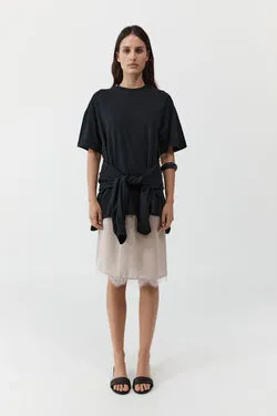 Fine Lace Skirt - Stone