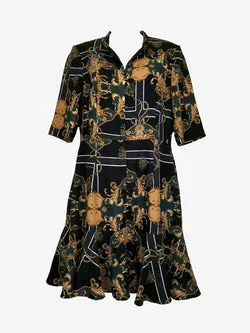 Cue Royal Front Zip Mini Dress Size 10