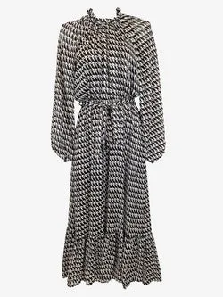 Sheike Houndstooth Maxi Dress Size 6