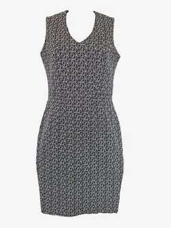 David Lawrence Smart Geometric Office Dress Size 8