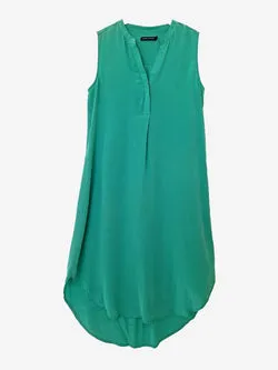 Sportscraft Mint Silk Breezy High Low Dress Size 12