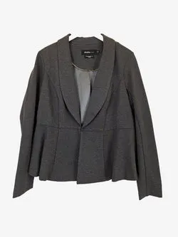 Torrid Smart Grey Peplum Blazer Size L