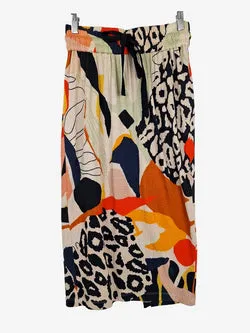 Conditions Apply Abstract Print Midi Skirt Size XS