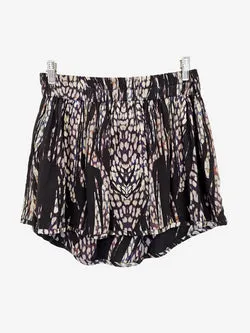 IRO Dafne Layered Silk Mini Skirt Size 10