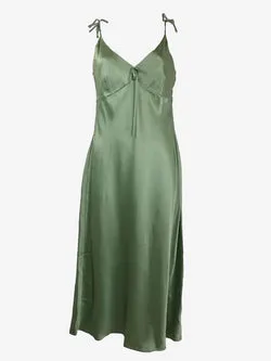 L.K. Bennett Enchanting Silk Cami Midi Dress Size 10