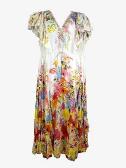 Camilla Sunlight symphony All Over Ruffle Maxi Dress Size L