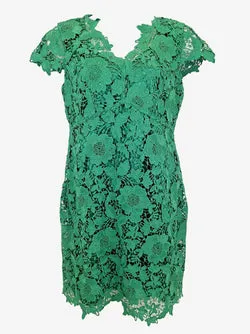 Moss & Spy Diamante Vine Leaf Midi Dress Size 16