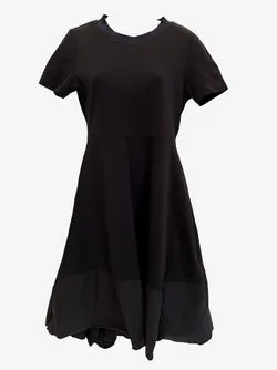 COS Night Sky Contrast Ruffle T-Shirt Dress Size S