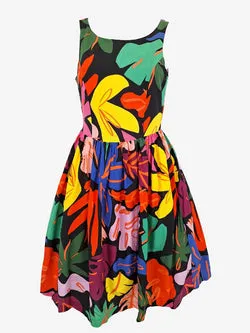 Gorman Vibrant Weekender Floral Midi Dress Size 6