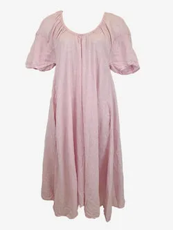 Scanlan Theodore Effortless Cotton Candy Linen Maxi Dress Size 10