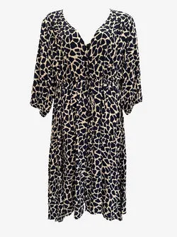 Boho Ripple Buttoned Maxi Dress Size XXL