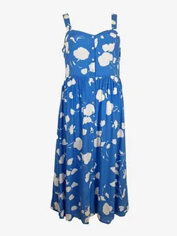Mister Zimi Cornflower Blue Summer Days Maxi Dress Size 10