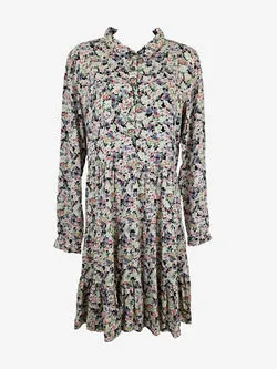 Ganni Effortless Chic Floral Shirt Dress Size M