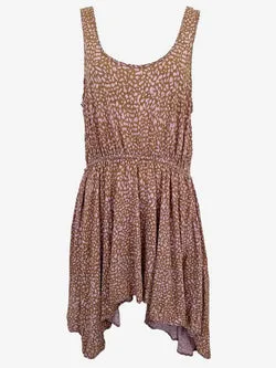 Zimmermann Casual Patterned Assymetric Dress Size M