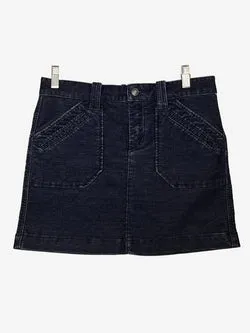 Marc Jacobs Metro Navy Corduroy Mini Skirt Size XS