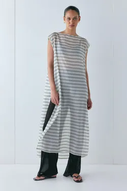 Solaire&nbsp;Sheer Maxi Dress Stripe